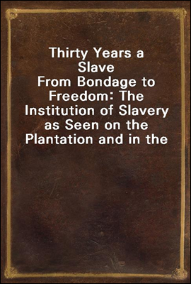 Thirty Years a Slave
From Bondage to Freedom